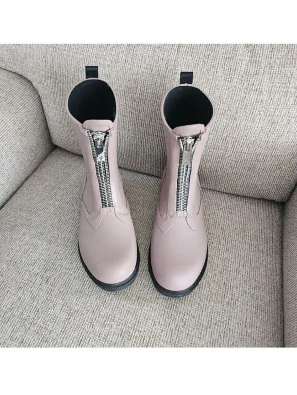 Frye Storm Zipper Rain Boots Size 9